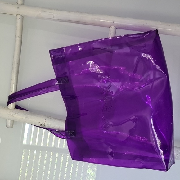 Thick jelly plastic roxy bag beach bag - Picture 3 of 6